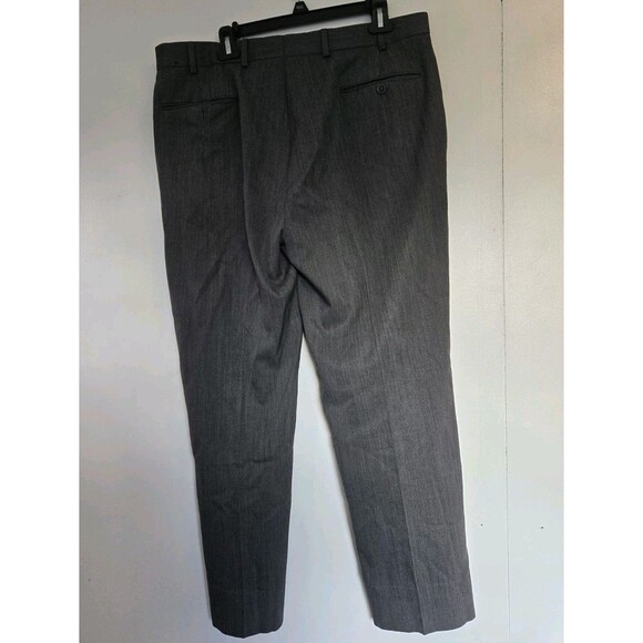 Brooks Brothers Pants 37x30 Madison 100% Wool Grey Flat Front Dress Business - Picture 5 of 9